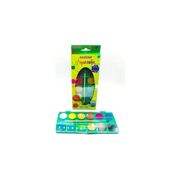 Alpino Sulu Boya 12 Renk Sulu Boya ürün görseli 1