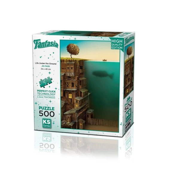 20045 Yer Altında Yaşam 500 Parça Puzzle -KS Puzzle ürün görseli 1