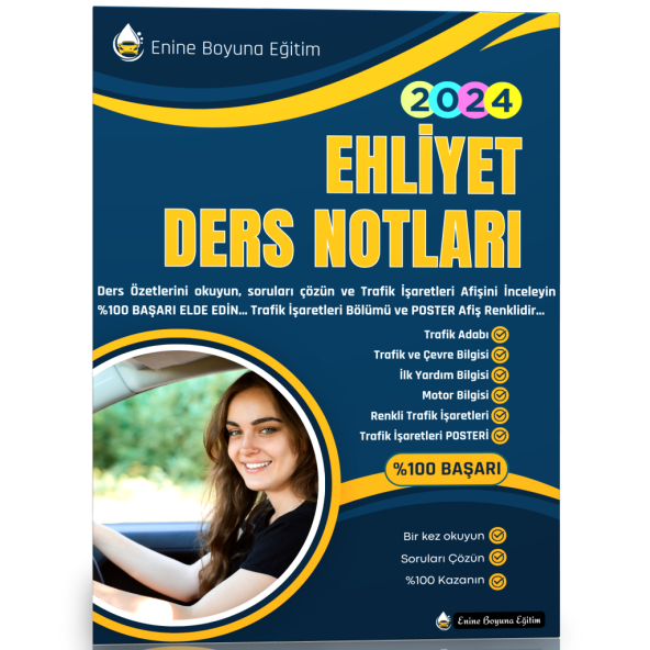Ehliyet Kitabı (Ehliyet Ders Notları) ürün görseli 1