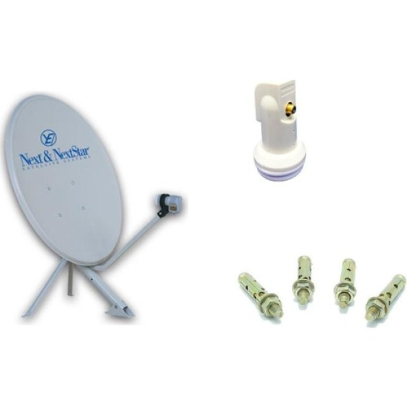 Next Televizyon Çanak Anten Takım 4K Full Hd Tv Uyumlu 75Cm Çanak Anten + Lnb ürün görseli 1