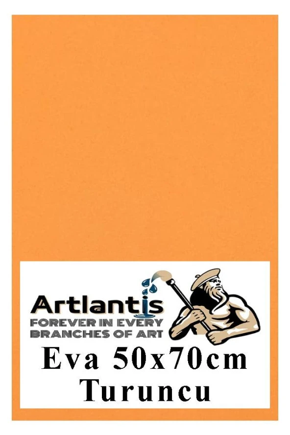 Turuncu Eva 50x70 cm 1 Adet Eva Süngeri Okul Kreş Anasınıfı Elişi Etkinlikleri ürün görseli 1