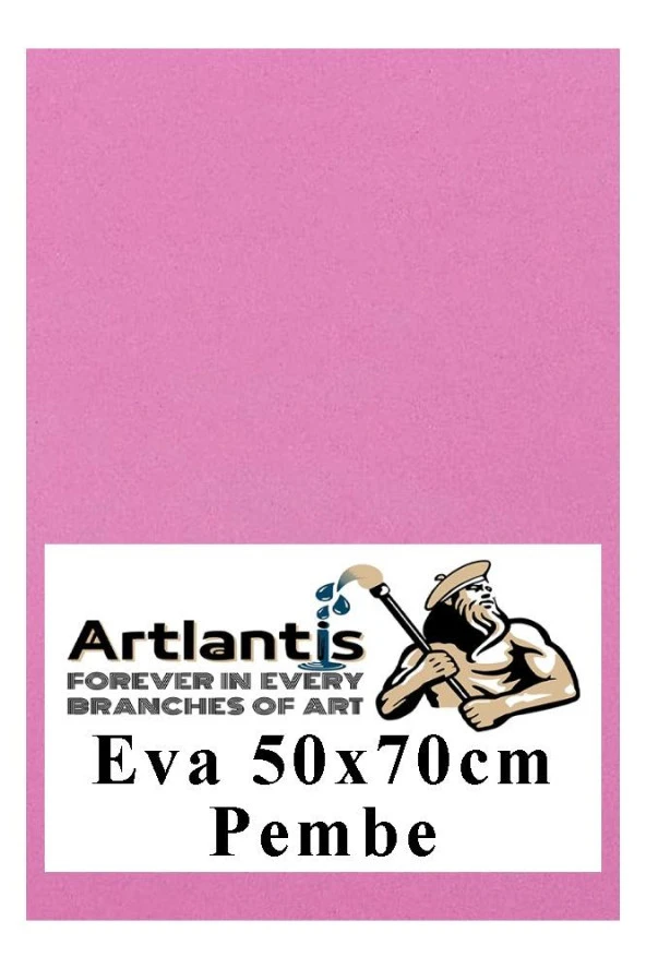 Pembe Eva 50x70 cm 1 Adet Eva Süngeri Okul Kreş Anasınıfı Elişi Etkinlikleri ürün görseli 1