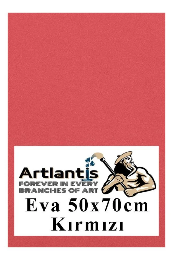 Kırmızı Eva 50x70 cm 1 Adet Eva Süngeri Okul Kreş Anasınıfı Elişi Etkinlikleri ürün görseli 1