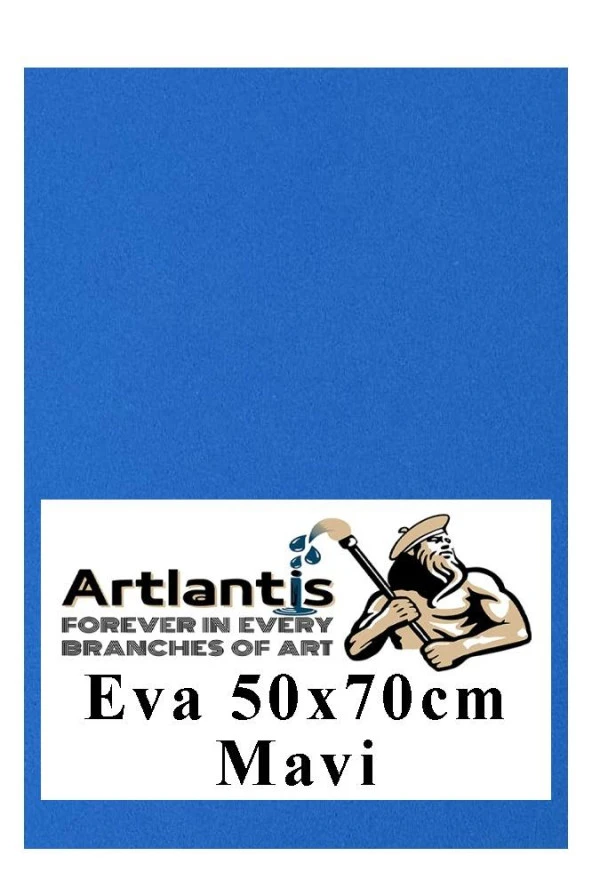 Mavi Eva 50x70 cm 1 Adet Eva Süngeri Okul Kreş Anasınıfı Elişi Etkinlikleri ürün görseli 1