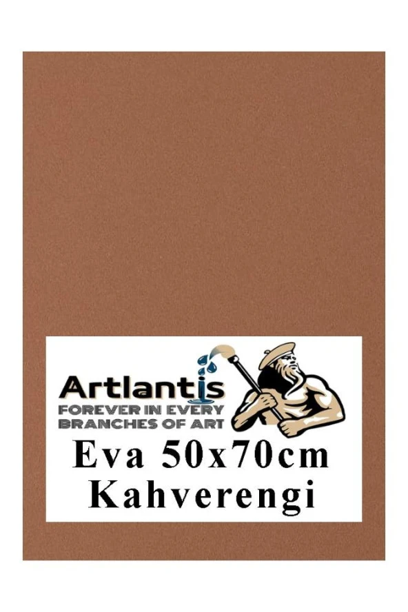 Kahverengi Eva 50x70 cm 1 Adet Eva Süngeri Okul Kreş Anasınıfı Elişi Etkinlikleri ürün görseli 1
