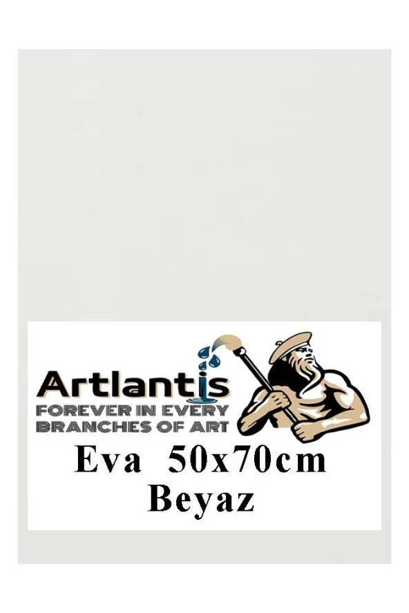 Beyaz Eva 50x70 cm 1 Adet Eva Süngeri Okul Kreş Anasınıfı Elişi Etkinlikleri ürün görseli 1