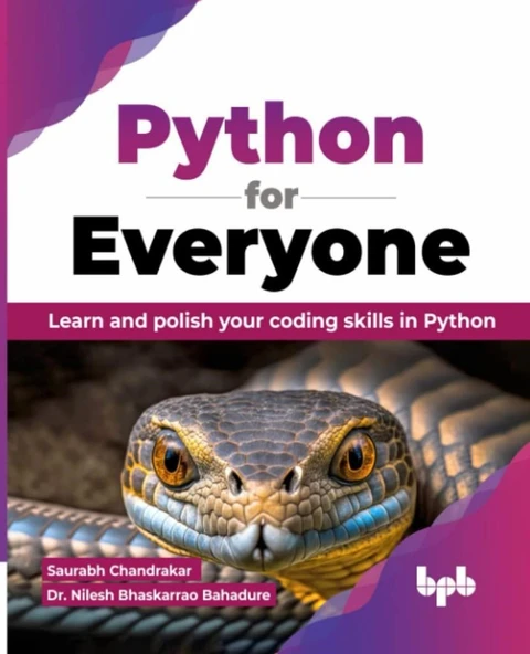 Python for Everyone: Learn and polish your coding skills in Python (English Edition) Chandrakar Bahadure ürün görseli 1
