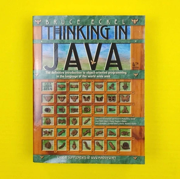 Thinking in Java 4th Edition Bruce Eckel ürün görseli 1