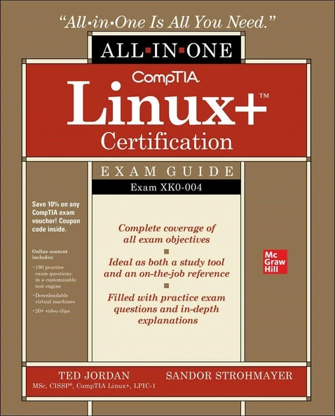 CompTIA Linux+ Certification All-in-One Exam Guide: Exam XK0-004 Jordan Strohmayer ürün görseli 1