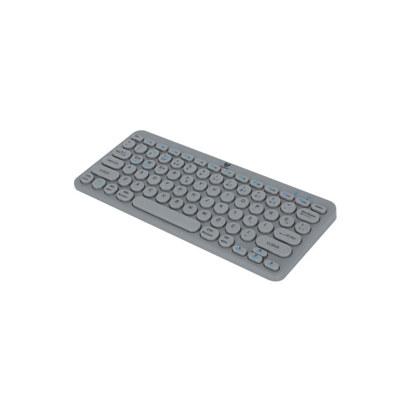 Blueforce Bt-k95 2,4Ghz Wireless + Bluetooth Kablosuz Klavye Gri Çift Modlu - Resim 3