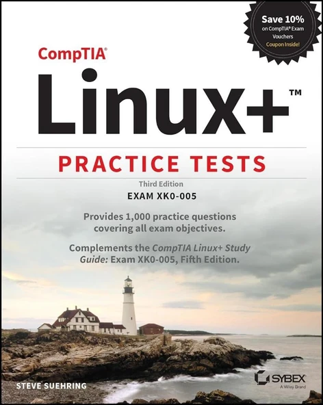 CompTIA Linux+ Practice Tests: Exam XK0-005 3rd Edition Steve Suehring ürün görseli 1