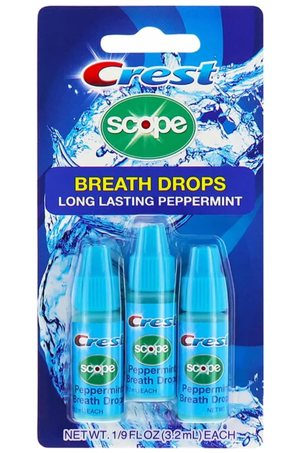 Crest Scope Nefes Tazeleyici Ağız Damlası 3x3.2ML ürün görseli 1
