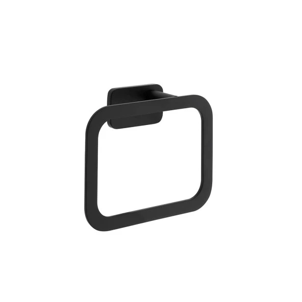 A4413236-Vitra Base 600 Krom Halka Havluluk - Mat Siyah ürün görseli 1