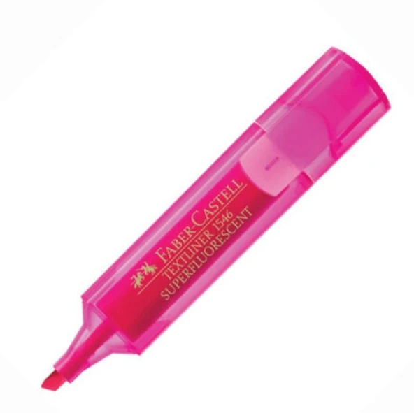 Faber Castell Fosforlu Kalem Pembe ürün görseli 1