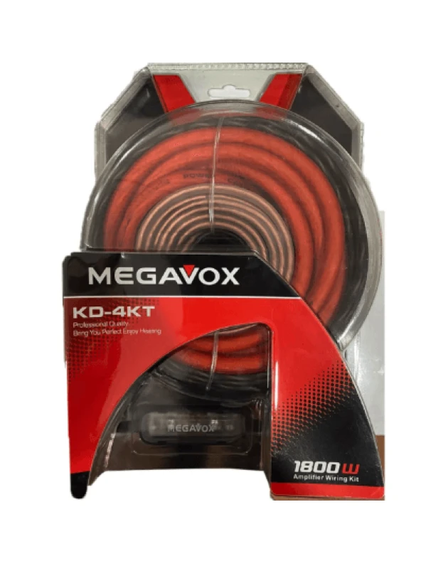 MEGAVOX MGX-4KT 4GA KABLO SETİ ürün görseli 1
