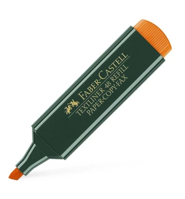 Faber Castell Fosforlu Kalem Turuncu ürün görseli 1