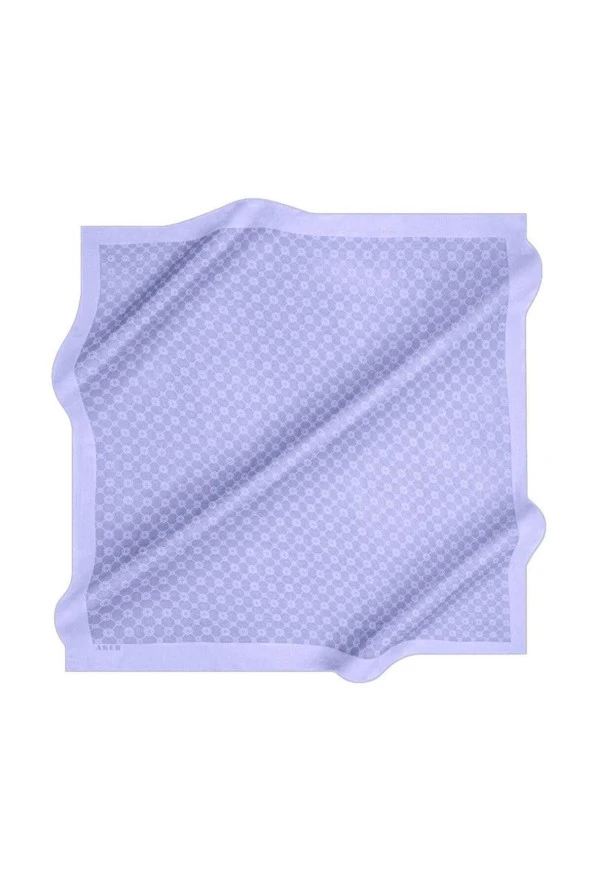 Elegance Monogram Eşarp - 1090500-992 - Mor - Resim 3