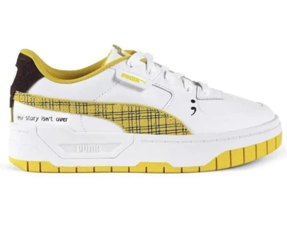 Puma Cali Dream College Kadın Sarı Sneaker Ayakkabı 39194401 I-95 ürün görseli 1