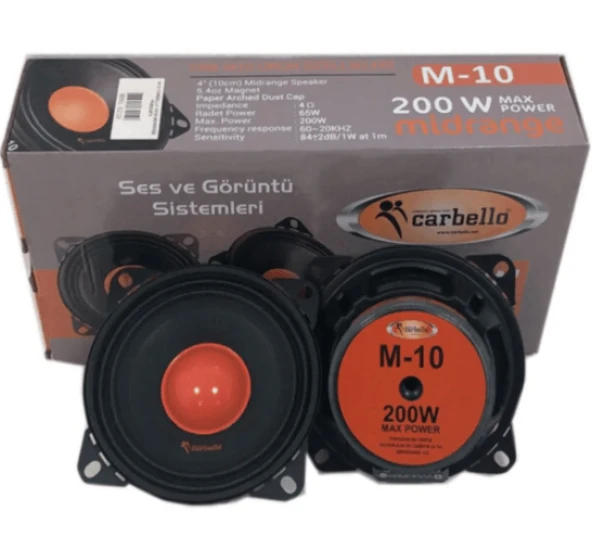 CARBELLO M-10 10CM MİDRANGE - Resim 2