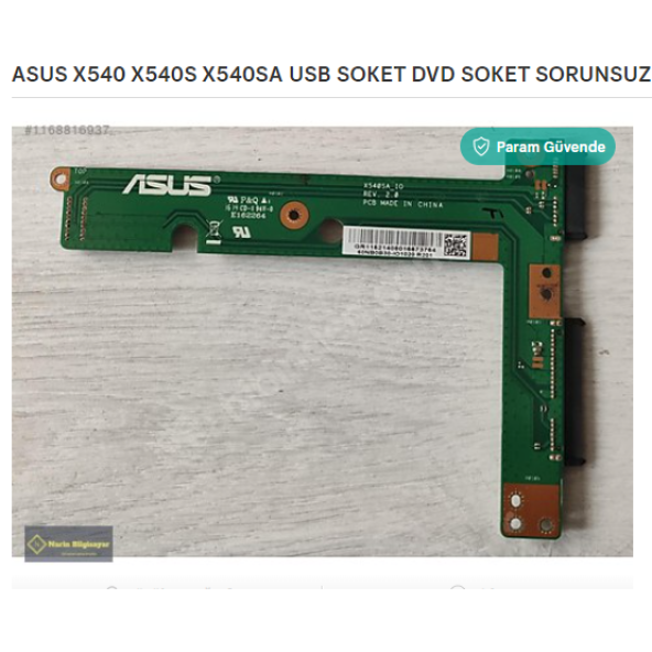 ASUS X540 X540S X540SA R540S USB SOKET DVD SOKET SORUNSUZ REV.2 ürün görseli 1