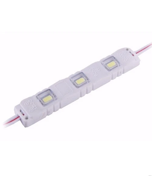 10 Adet 3'lü Enjeksiyon Kasa Modül Led 12V, Arkası Yapışkanlı 12 Volt 3lü 5630 LED - Beyaz ürün görseli 1