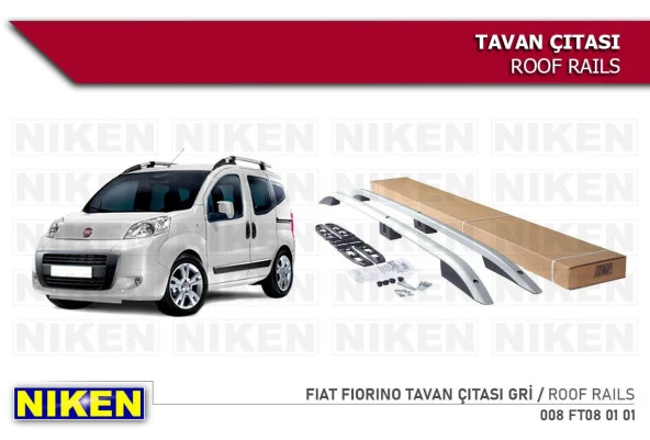 Fiat Fiorino Tavan Çıtası Port Bagaj Taşıyıcı Gri ürün görseli 1