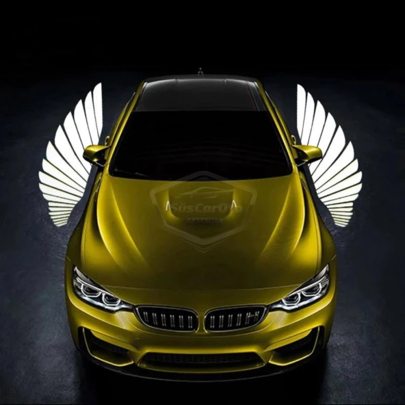 Üniversal Oto Araç Ayna Altı Angel Led Otomobil Gündüz Farı Araba Melek Kanat Led Beyaz 12 Volt ürün görseli 1