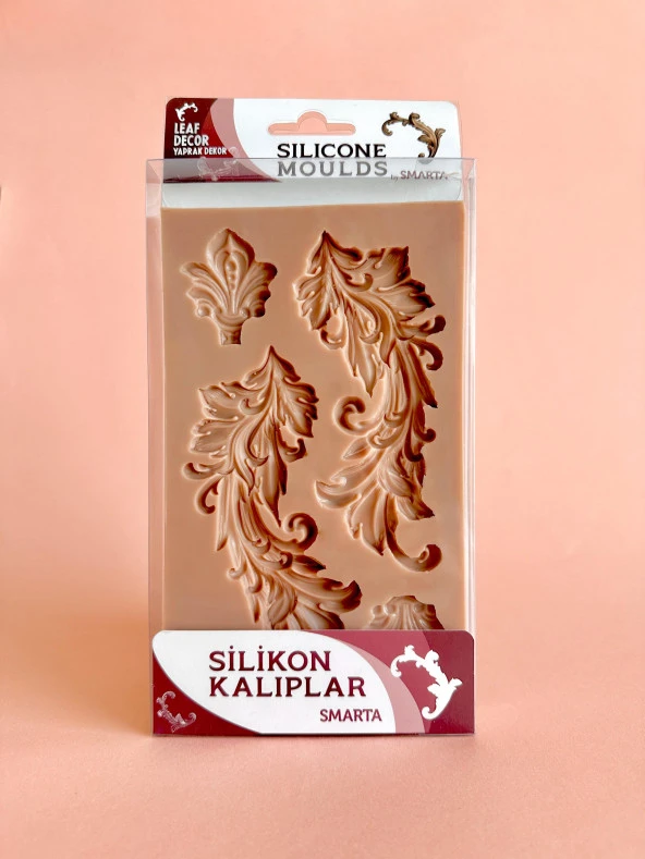 Smarta Silikon Kalıp - Yaprak Dekor ürün görseli 1