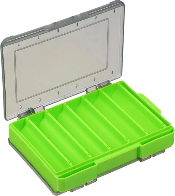 SHUFA Lure Box Çift Taraflı Lrf Yem Kutusu 85mm - Yeşil ürün görseli 1
