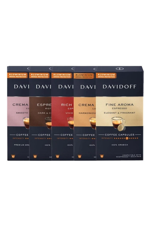 Davidoff 5x10 Kapsül Kahve MGELSE00000285 ürün görseli 1