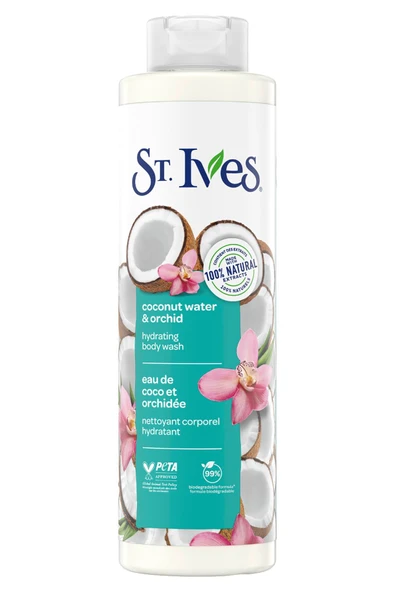 ST.Ives Hindistan Cevizi Suyu ve Orkide Özlü Nemlendirici Vücut Şampuanı 650ML ürün görseli 1