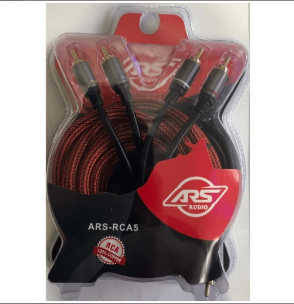 ARS AUDİO ARS-RCA5M BAKIR RCA KABLO ürün görseli 1