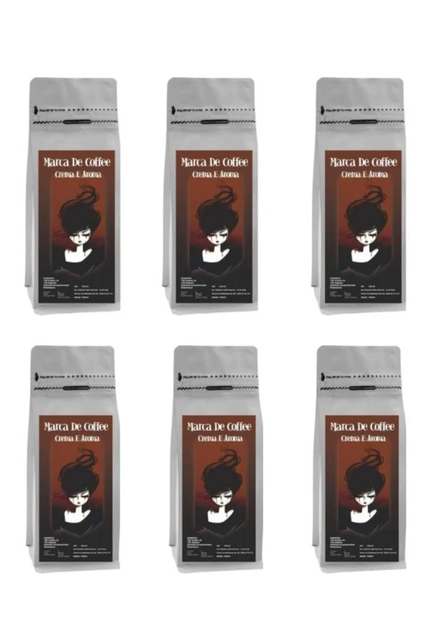 MARCA DE COFFEE Crema E Aroma Espresso Kahve 6 Kg ürün görseli 1