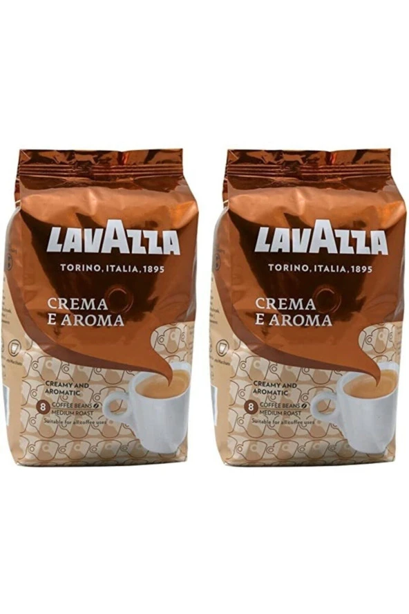 LAVAZZA Crema E Aroma Çekirdek Kahve 2 X 1 Kg ürün görseli 1