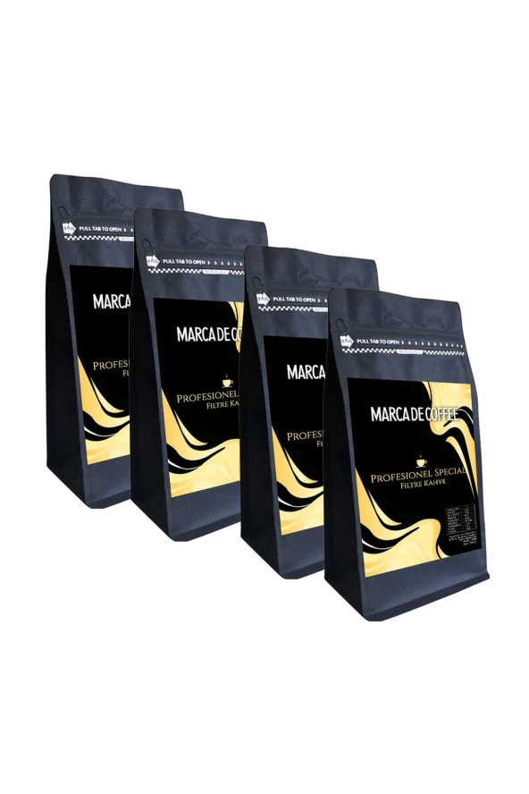 MARCA DE COFFEE Profesionel Special Filtre Kahve 250Gr X 4 Adet (1000 Gr) ürün görseli 1