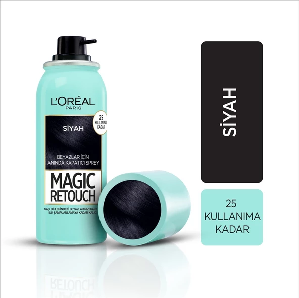 L'Oréal Paris Magic Retouch Beyaz Dipleri Kapatıcı Sprey - Siyah ürün görseli 1