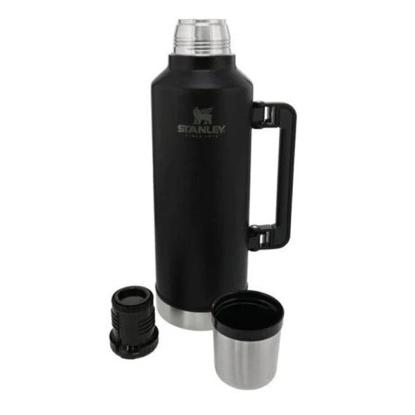 Stanley Classic Legendary Matte Black 2.3 Litre Termos - Resim 4