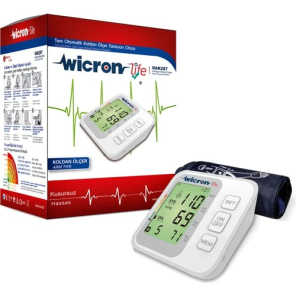 Wicron Life Tam Otomatik Koldan Ölçer Tansiyon Aleti ürün görseli 1