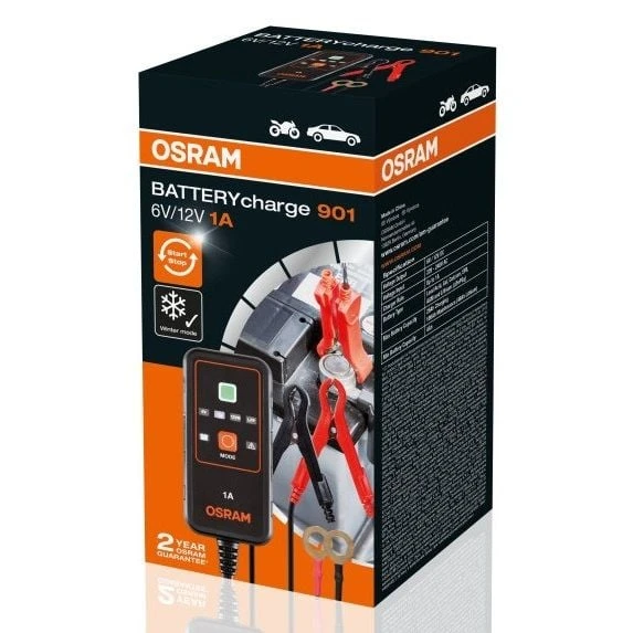 Osram Batterycharge 901 Akü Şarj Cihazı 6-12V OEBCS901 ürün görseli 1
