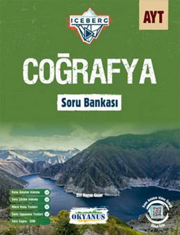 AYT Coğrafya Iceberg Soru Bankası Okyanus Yayınları ürün görseli 1