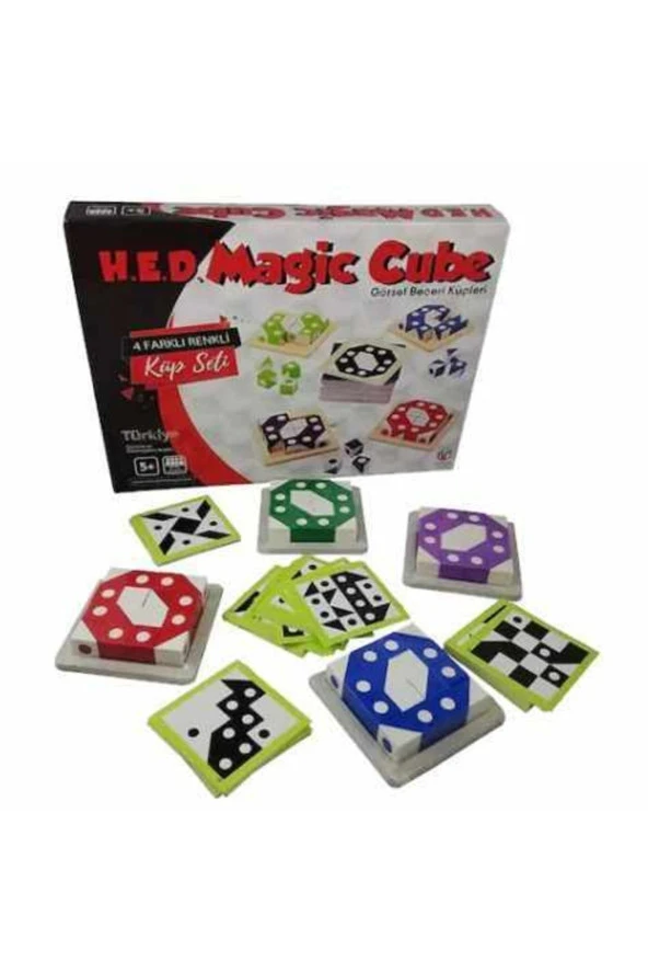 Hed Magic Cube Oyunu Q Bitz Görsel Beceri Küpleri Dikkat Zeka Ve Akıl Oyunu ürün görseli 1
