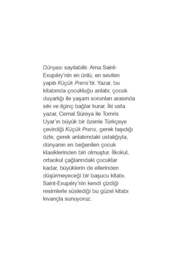 Küçük Prens (türkçe Kitap) - Resim 5