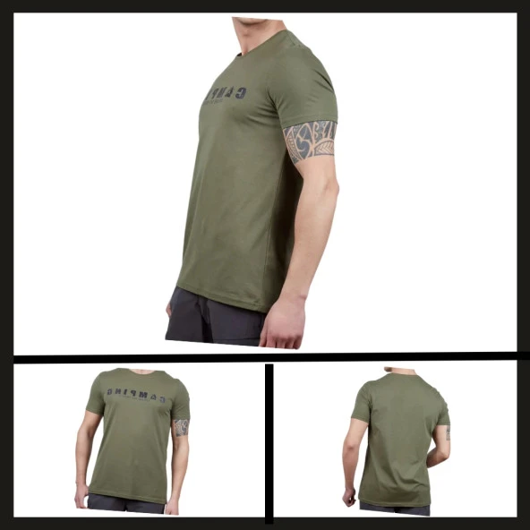 Uyguna-Yakala Haki  Buteo Erkek T-shirt-TSH.411 ürün görseli 1