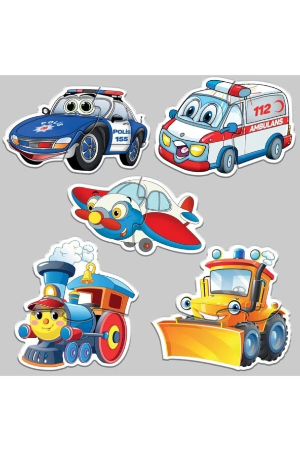 Baby Puzzle Sevimli Araçlar - Resim 4