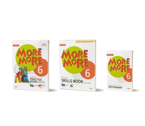 6.Sınıf More More English 6 Practice Book Skills Book Dictionary Kurmay ELT ürün görseli 1