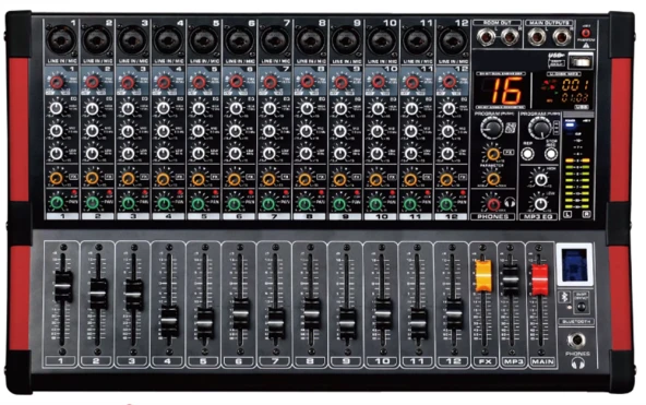 ODO MX-12M99 12 KANALLI 99 DSP EFEKTLİ DECK MİKSER ürün görseli 1