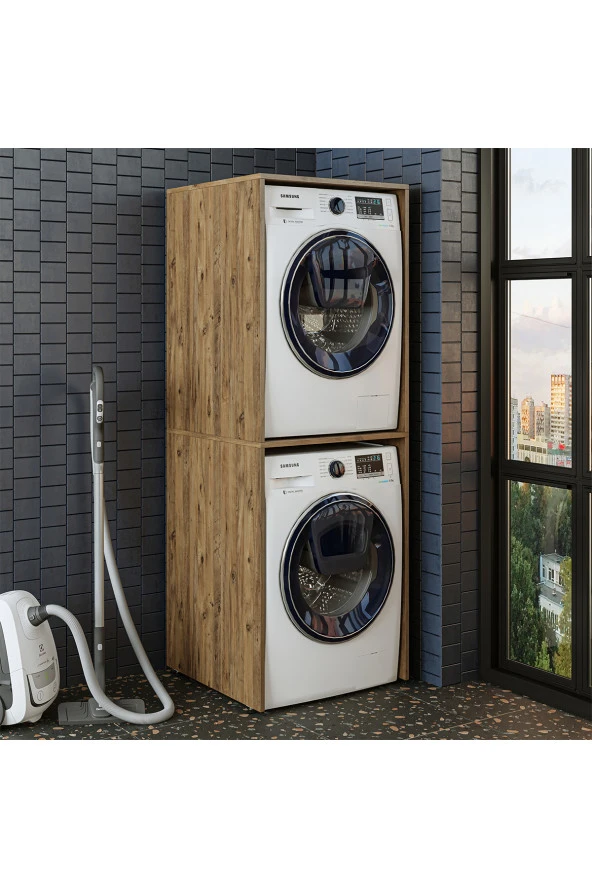 ROOMART Banyo Dolabı Çamaşır Ve Kurutma Makinesi Dolabı ürün görseli 1
