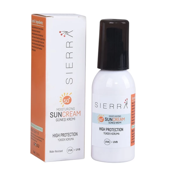 Sierra SPF 50 Güneş Koruyucu Yüz Kremi 50 ml ürün görseli 1