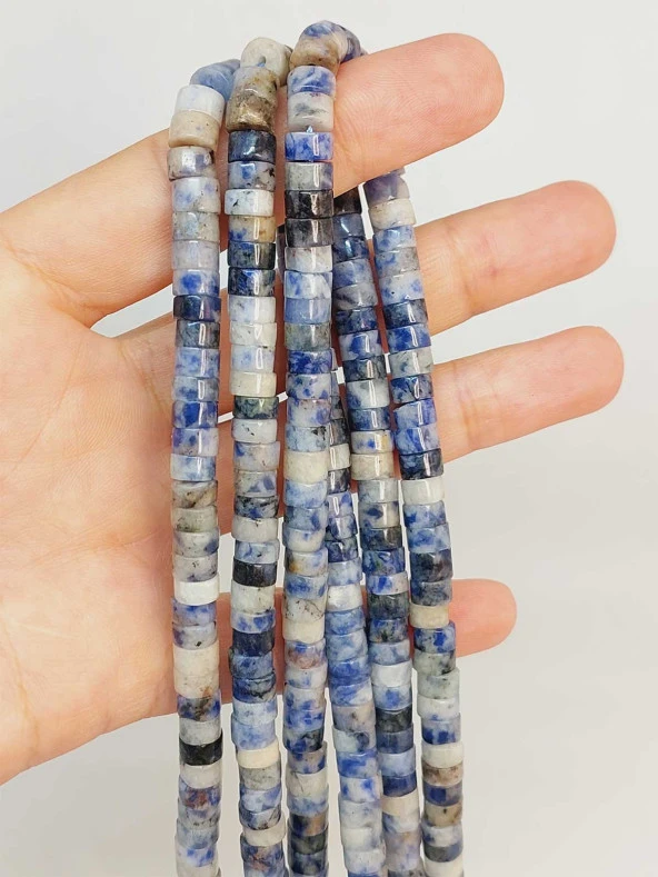 Sodalit Taşı Şekilli 3x6mm Dizi (49354) ürün görseli 1