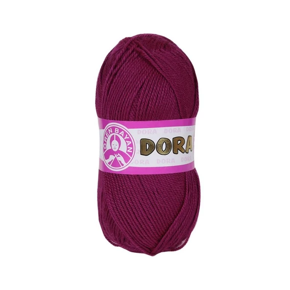 Ören Bayan Dora Örgü İpi - Vişne - 1 Adet - ( Renk Kodu : 103 ) ürün görseli 1